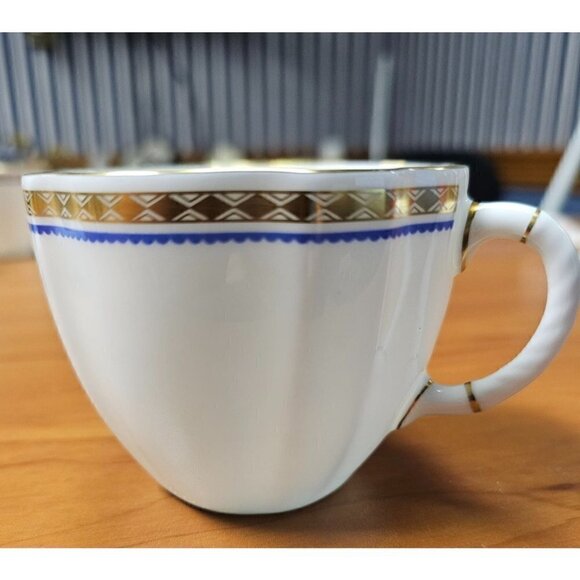 Royal Crown Derby Carlton Blue English Bone China Replacement Teacup LVIII - K - Picture 2 of 4